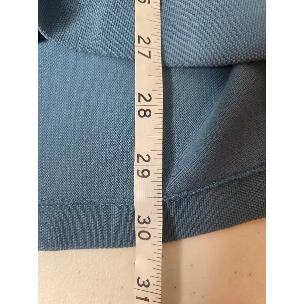 Polo Ralph Lauren Classic Fit Mens Size XL Light Blue Baned Sleeve Polo Shirt
